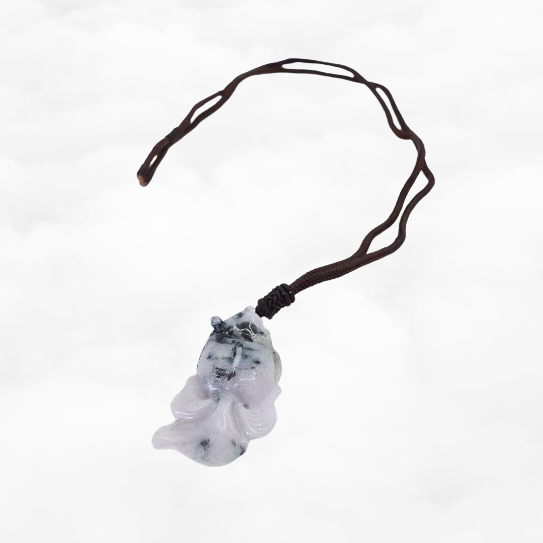 Fish Jadeite Pendant Necklace - Yun Boutique