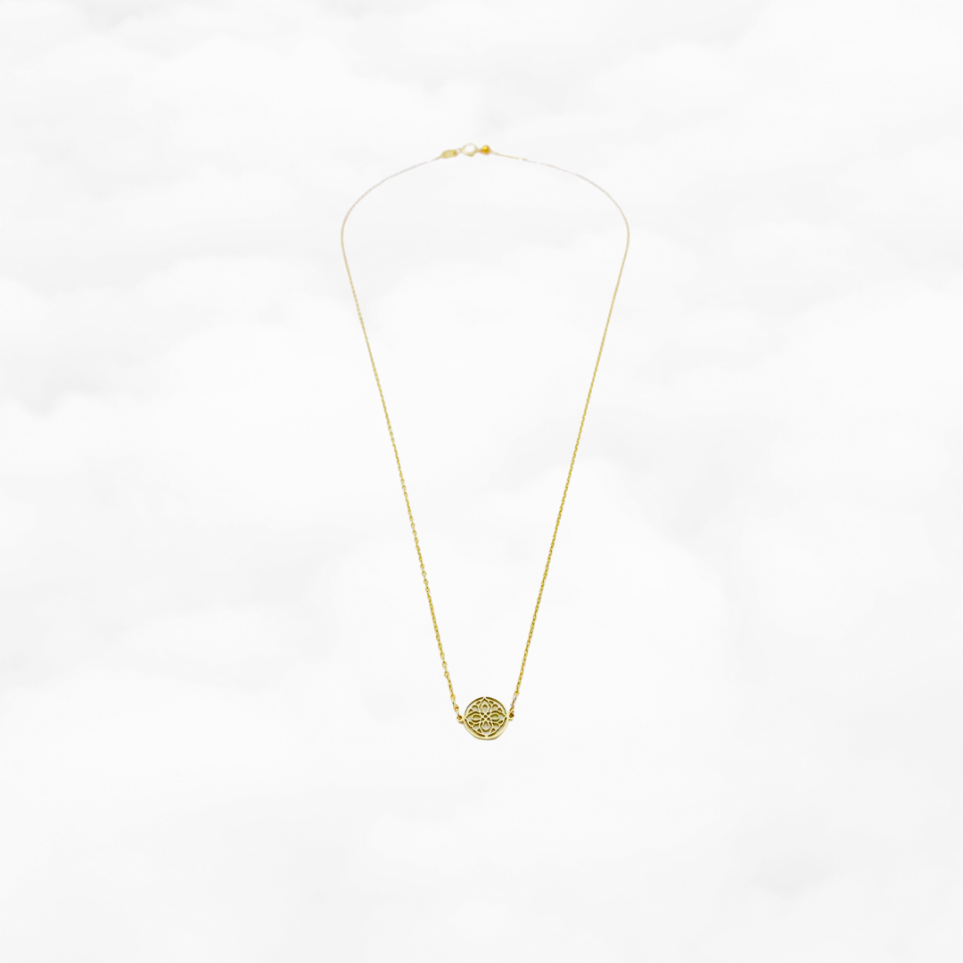 Auspicious Origin Floating Mini Pendant Necklace - Yun Boutique