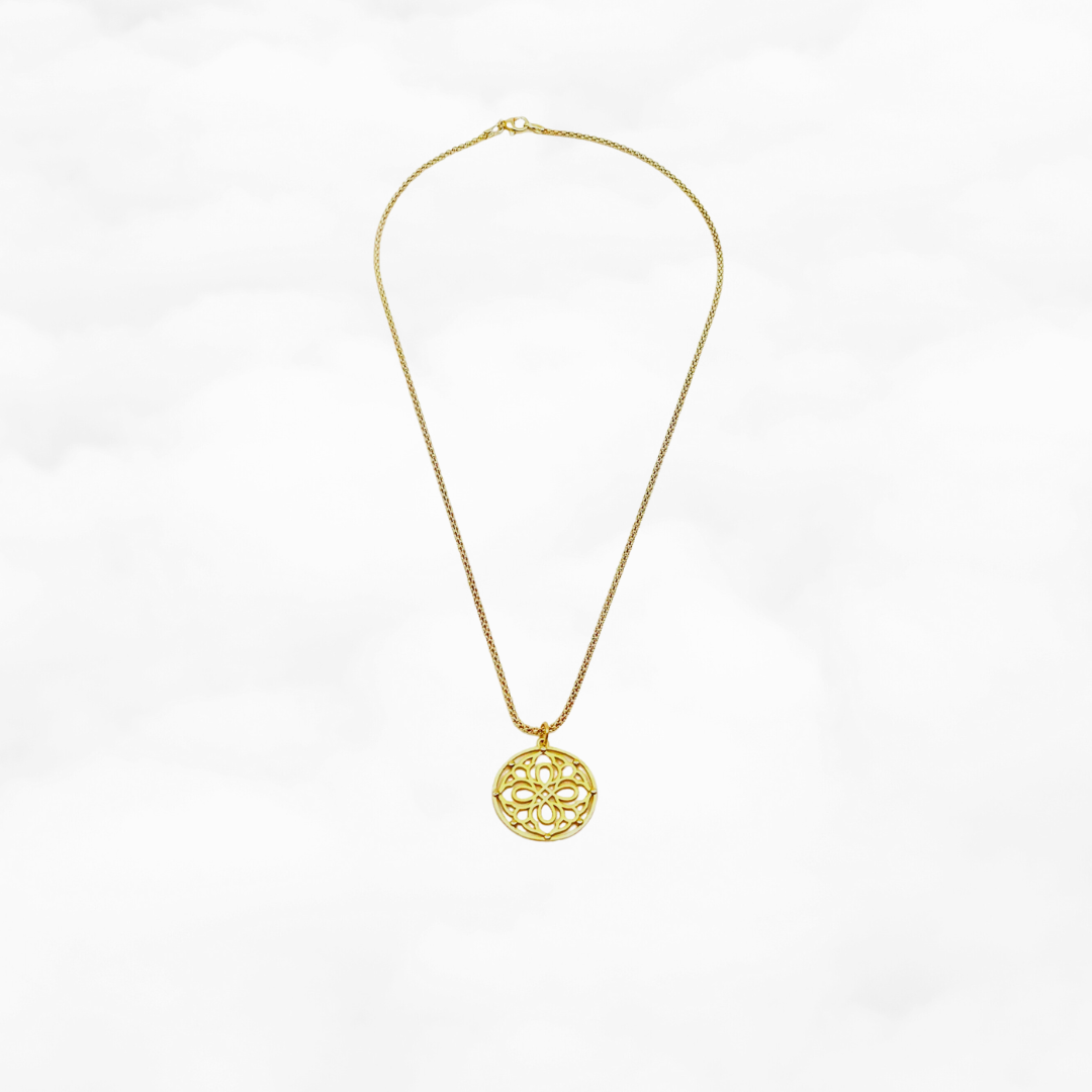 Auspicious Origin Medium Pendant Necklace Gold - Yun Boutique