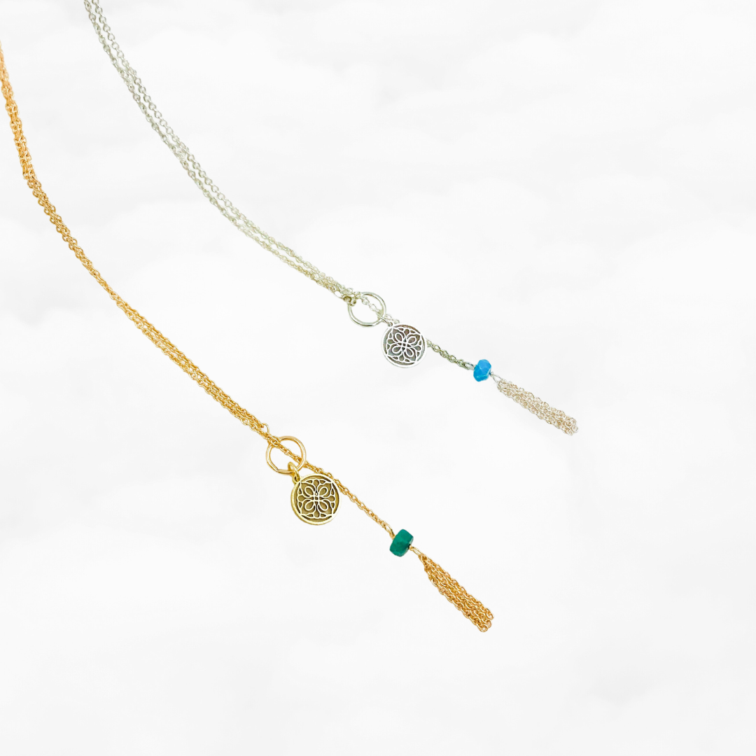 Auspicious Origin Tassel Necklace (Mini) - Yun Boutique