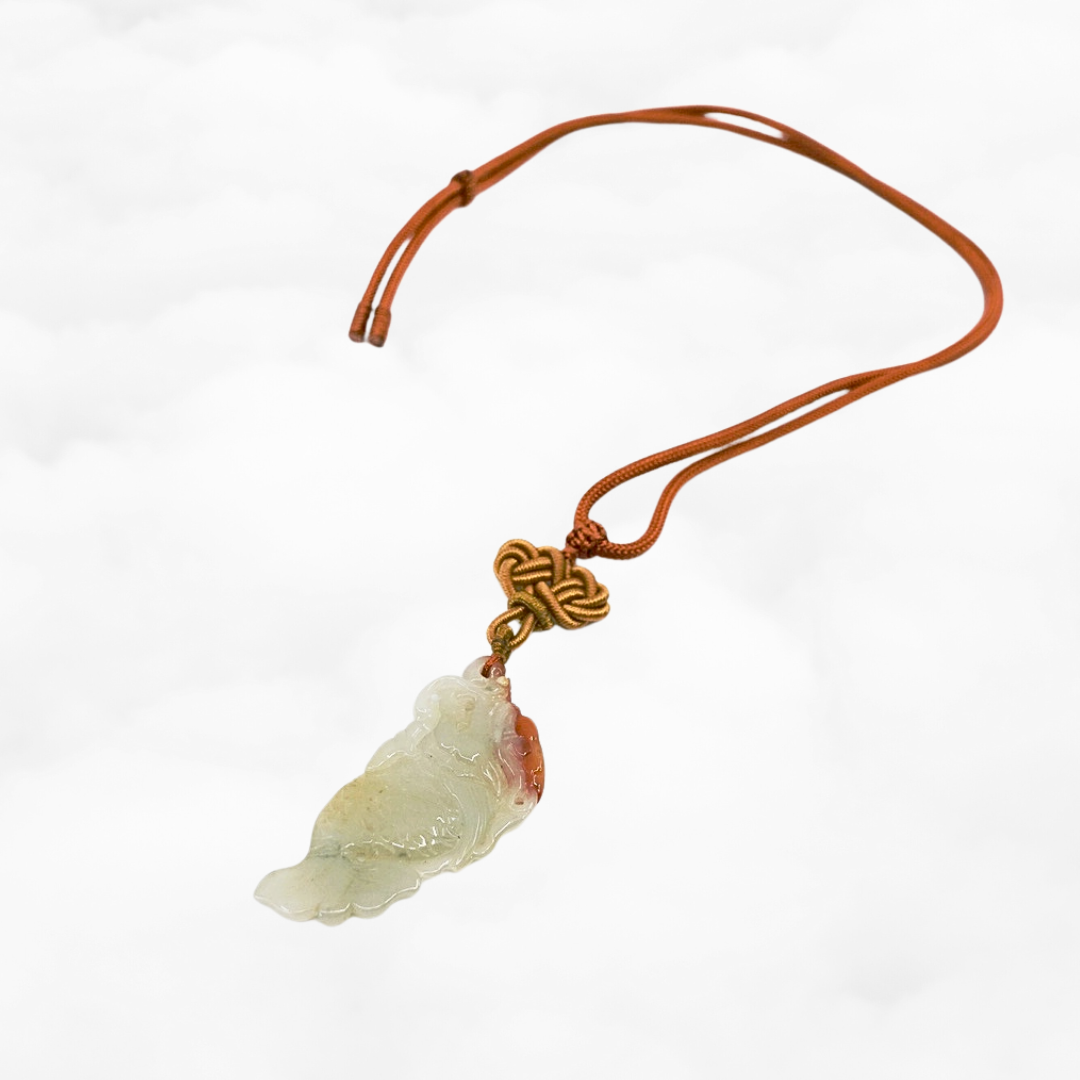 Fish Jadeite Pendant Necklace - Yun Boutique