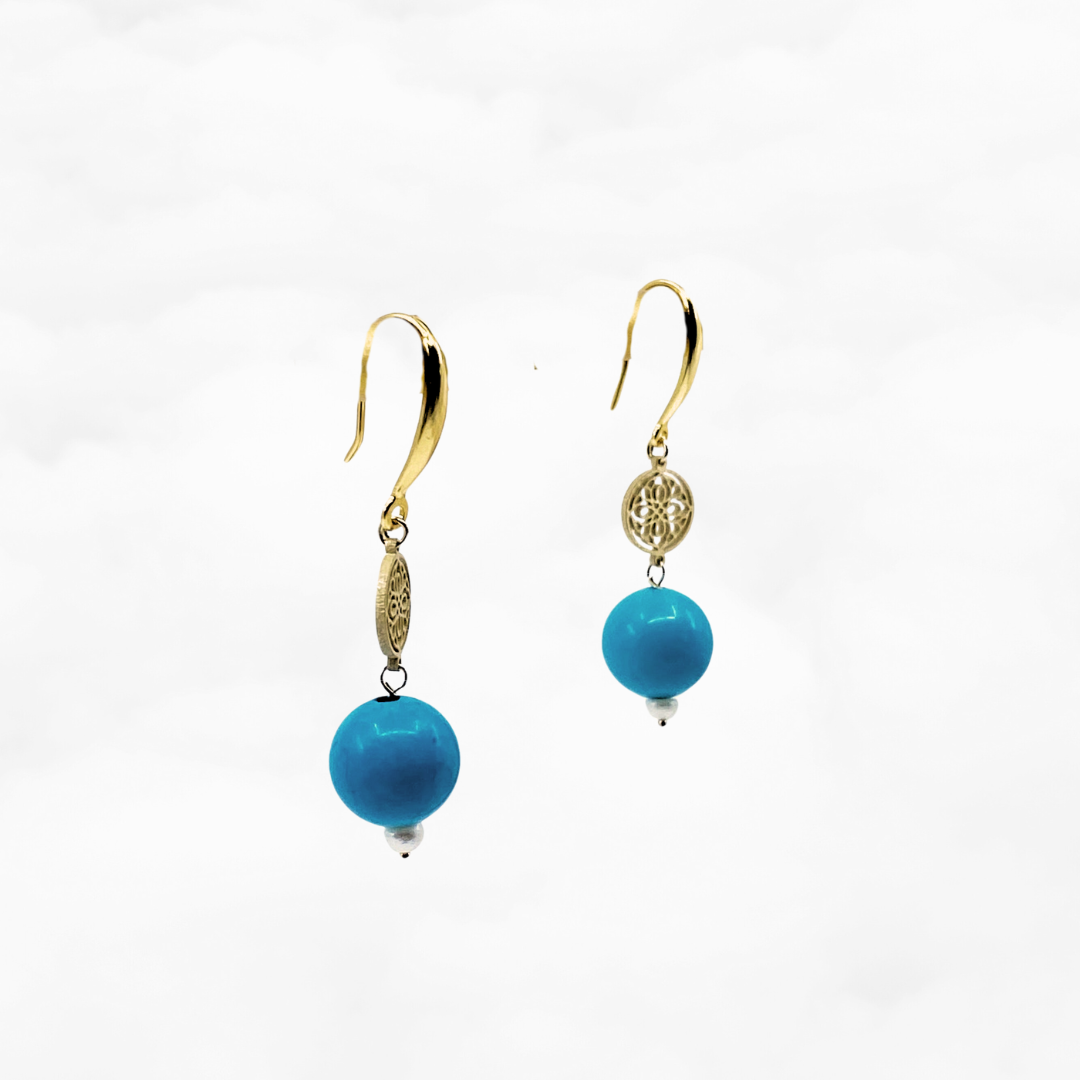 The Nine Turquoise Earrings - Yun Boutique