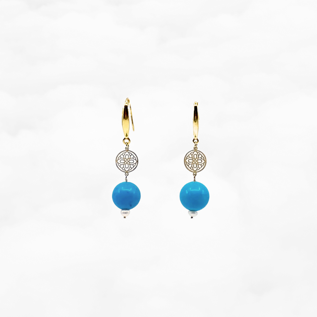 The Nine Turquoise Earrings - Yun Boutique