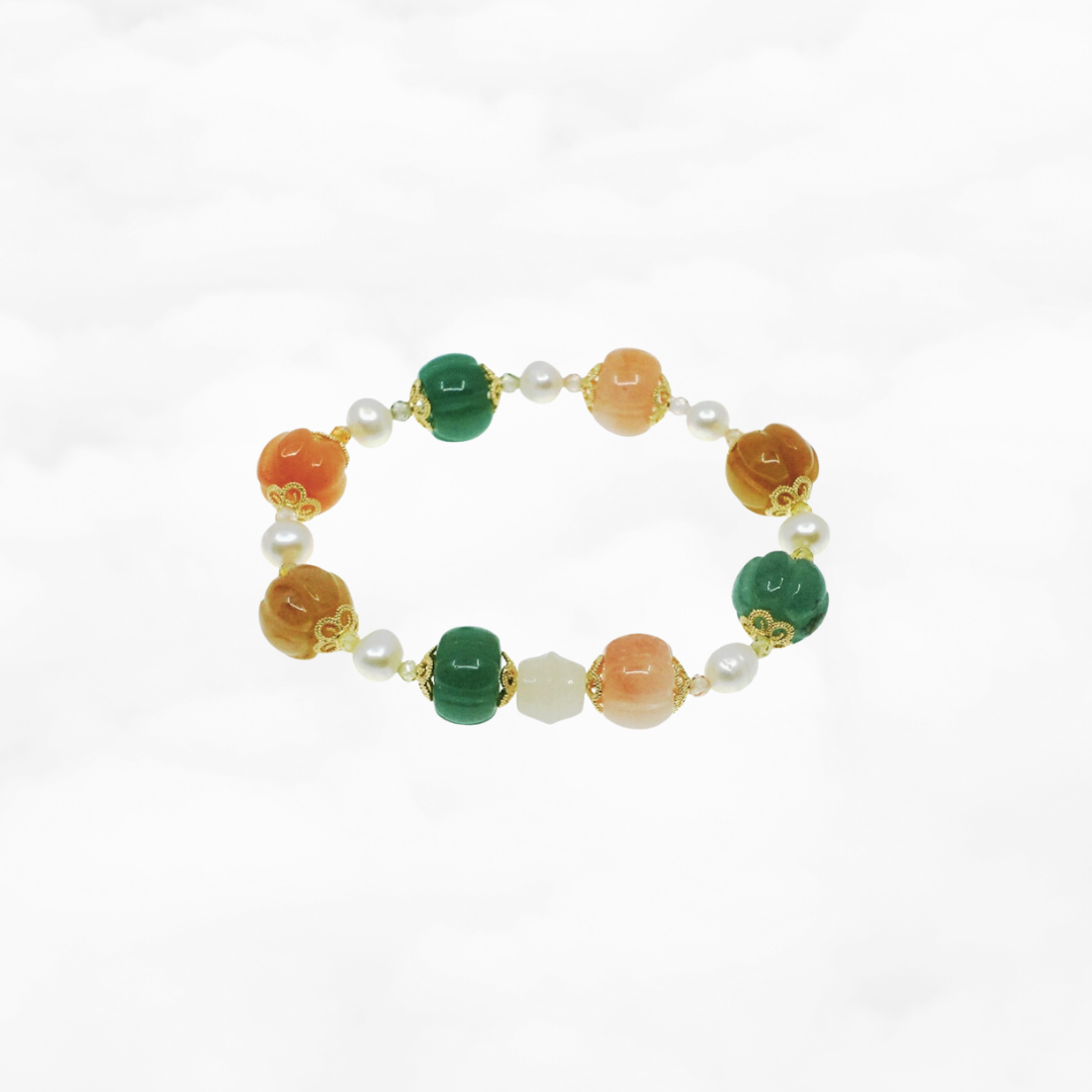 Copy of Gemstone Pumpkin Bracelet - Yun Boutique