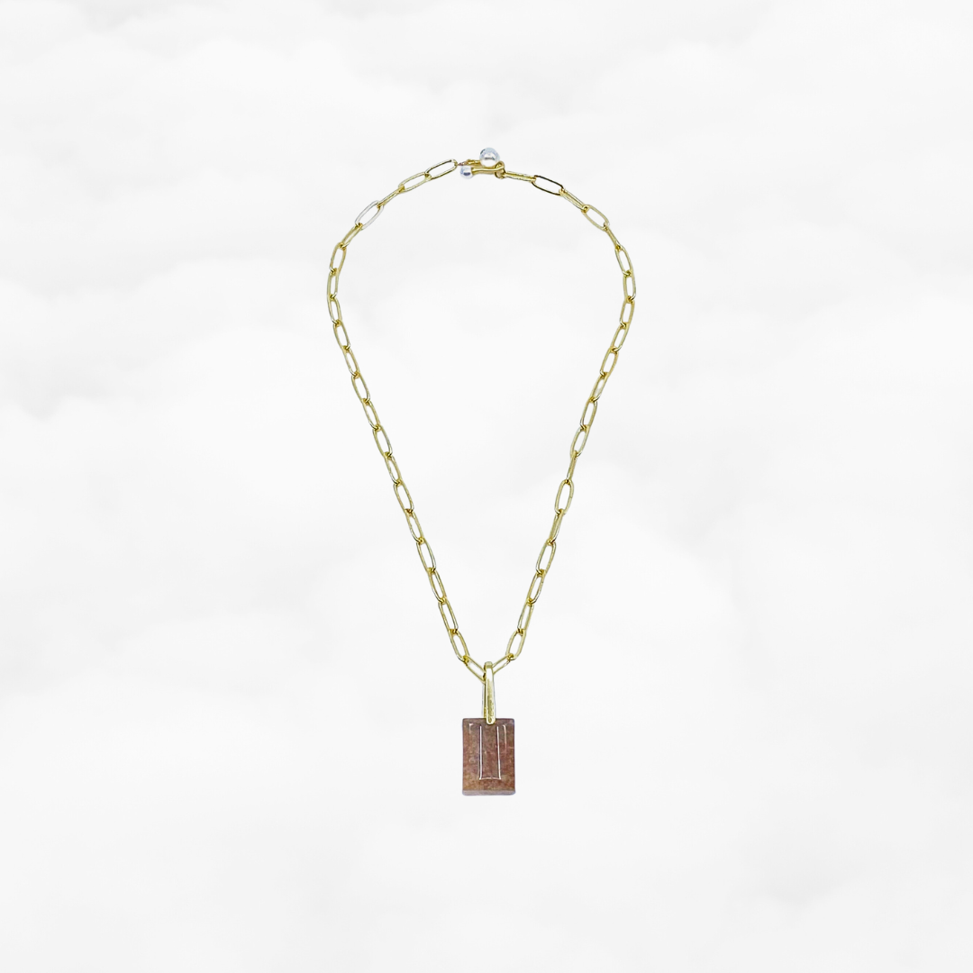 Autumn Strawberry Quartz Necklace - Yun Boutique