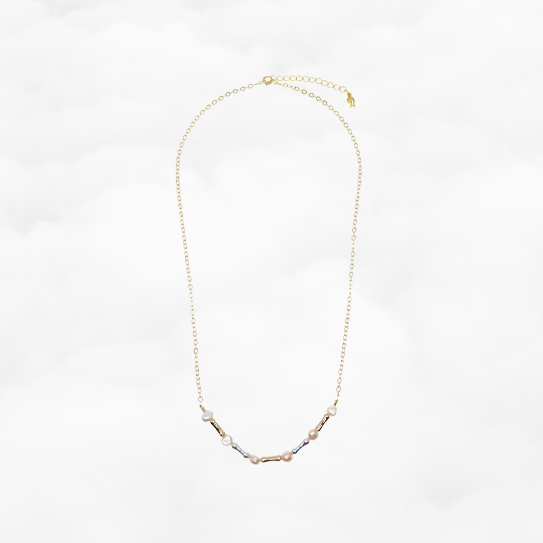 Bamboo Pearl Necklace - Yun Boutique