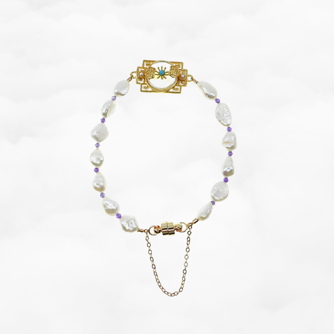 Baroque Pearl Palatial Bracelet - Yun Boutique