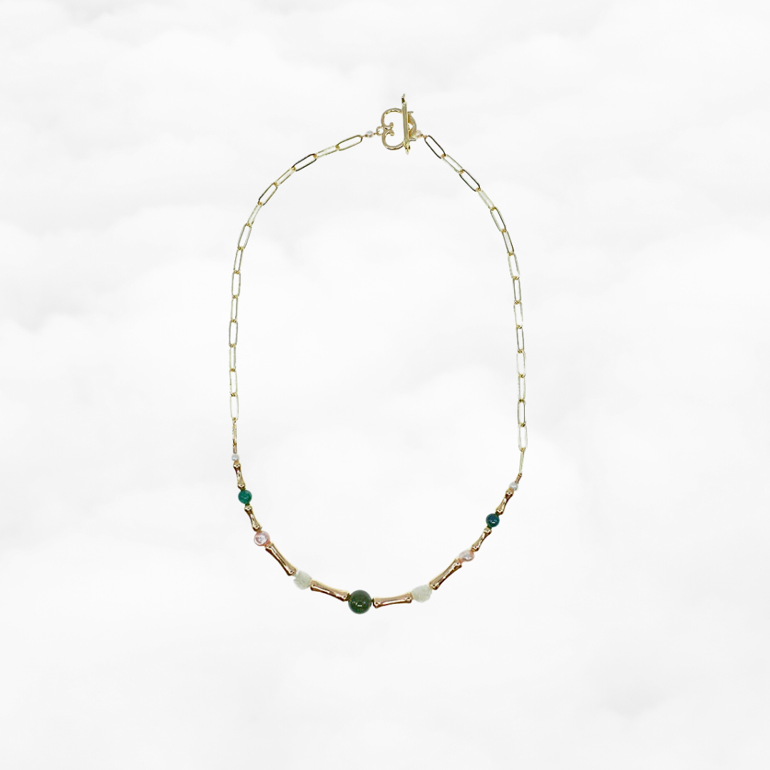 Elf Forest Necklace Gold - Yun Boutique