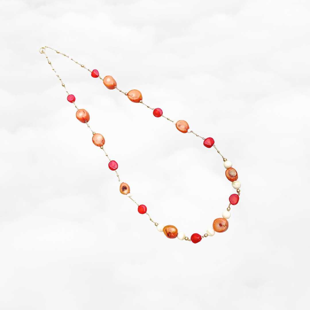 Red Coral Necklace - Yun Boutique