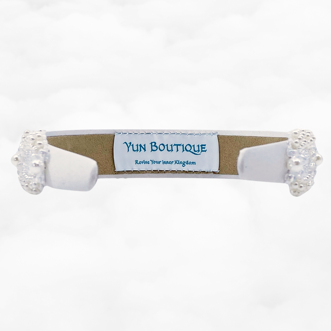 Beaded Embroidered Bridal Headband - Yun Boutique