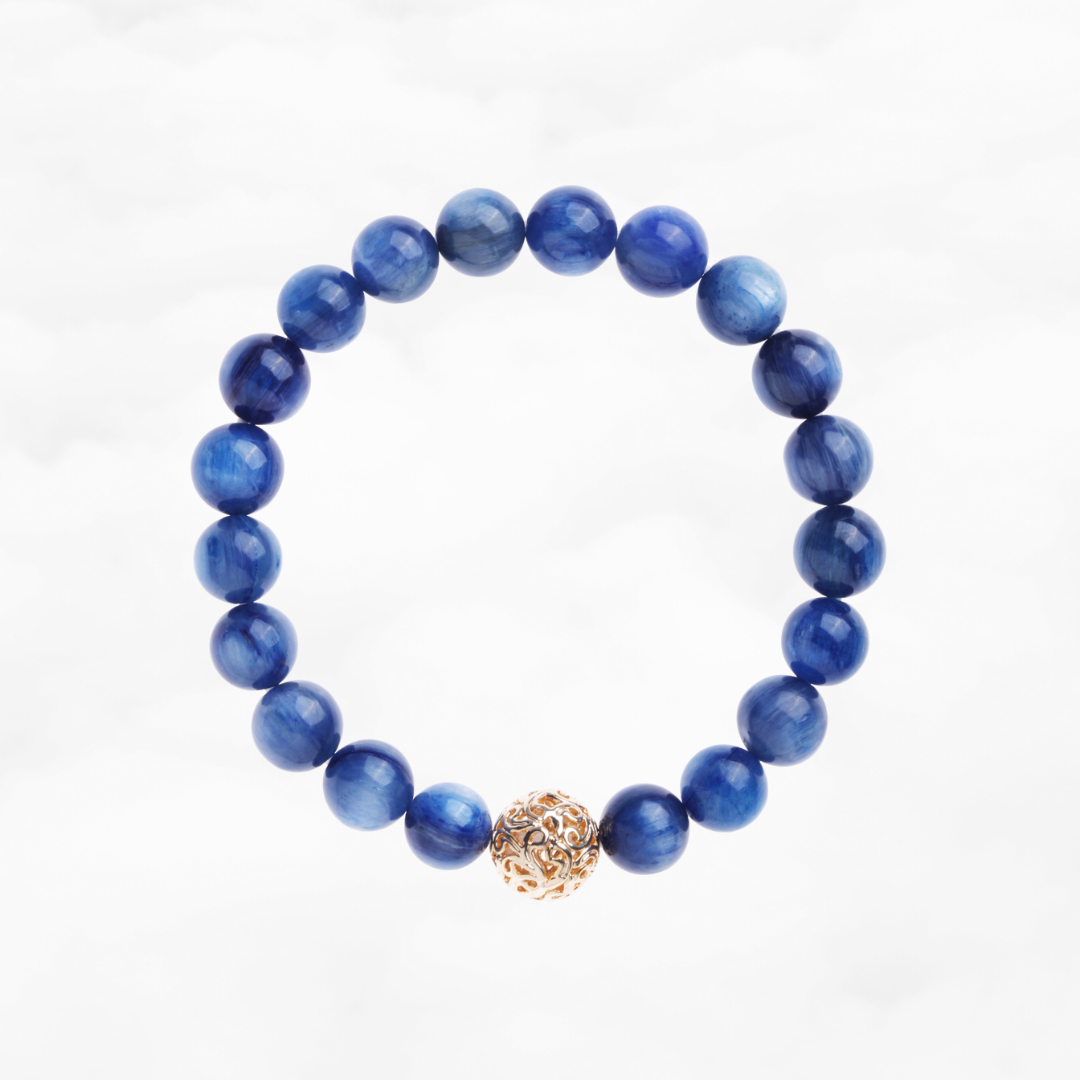 Kyanite Auspicious Clouds Bracelet - Yun Boutique