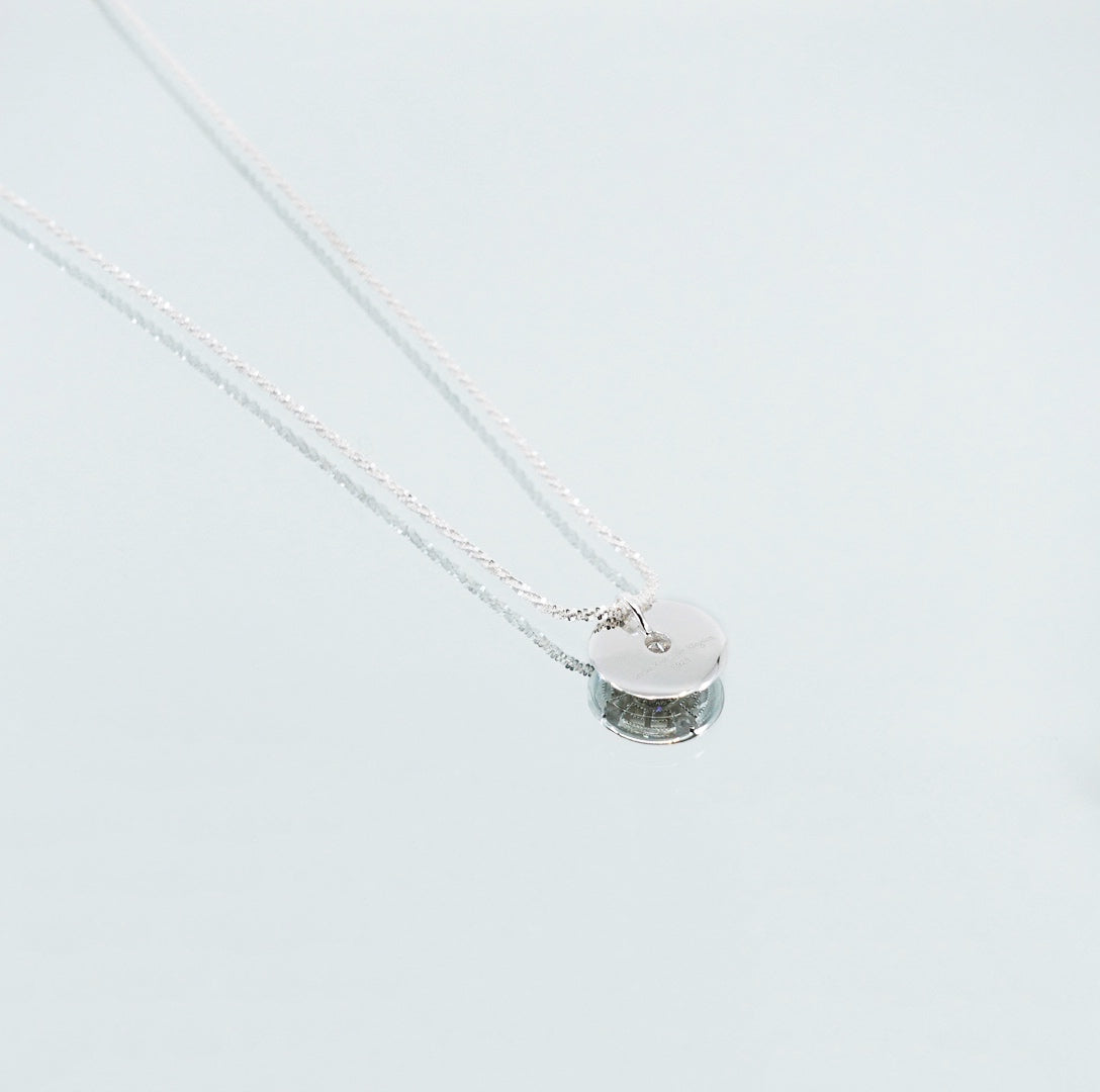 Revive Your Inner Kingdom Small Pendant Necklace Silver - Yun Boutique