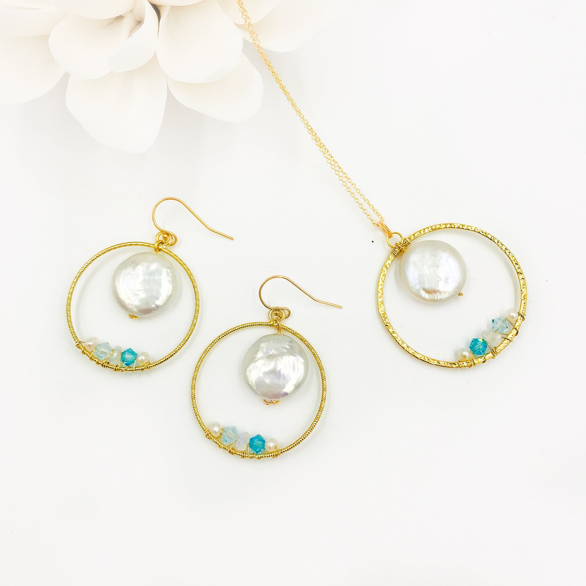 Gold Moon Paradise Jewelry Set - Yun Boutique