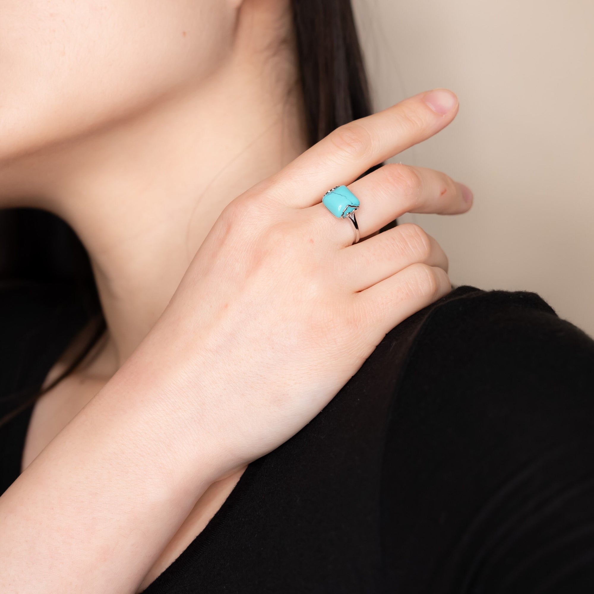 Auspicious Turquoise Ring