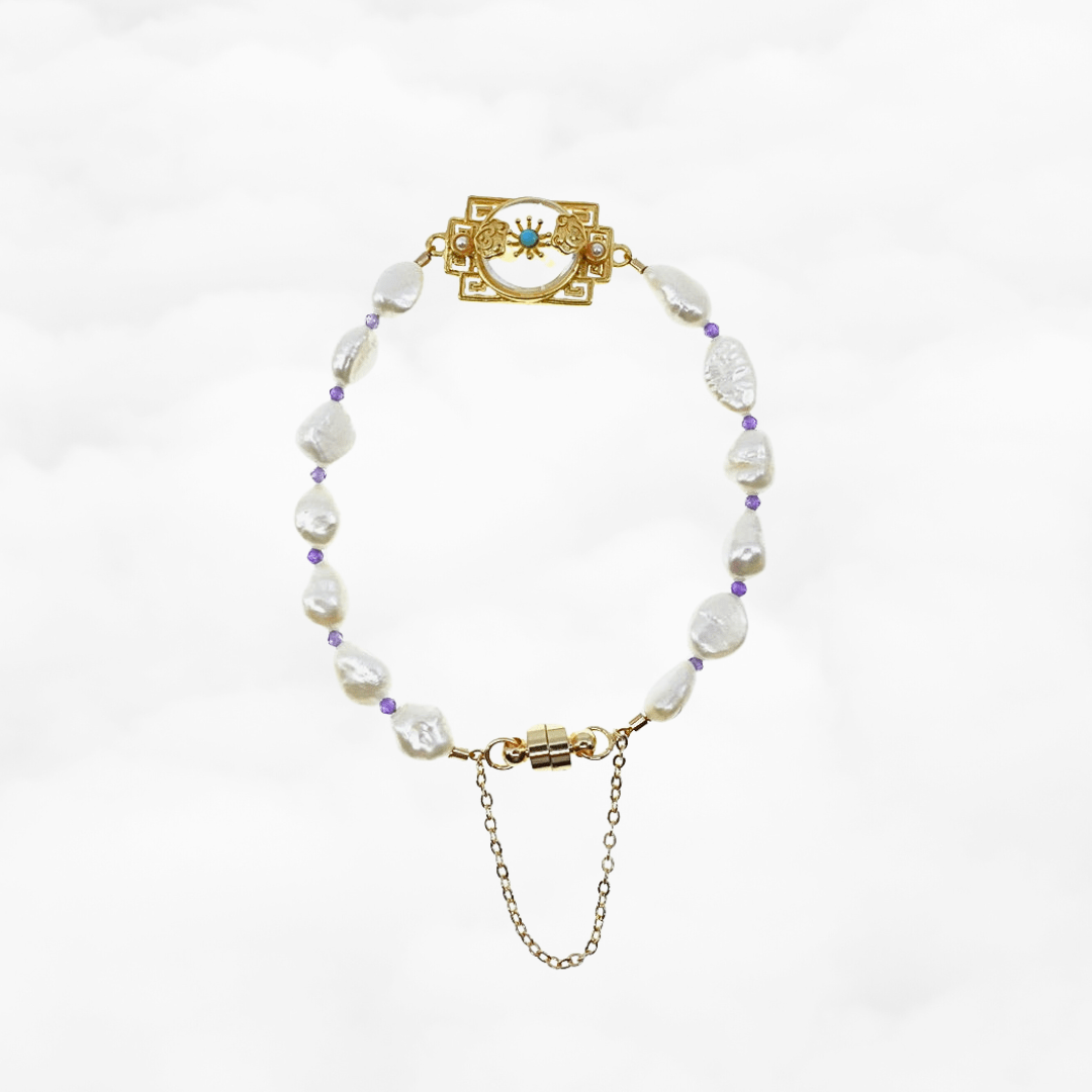 Beaded Baroque Pearl Bracelet - Yun Boutique