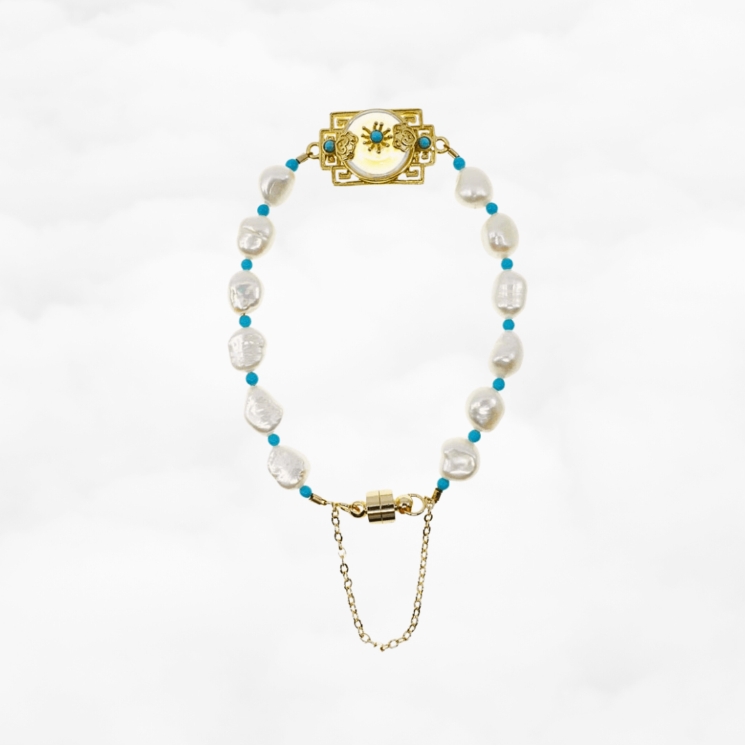 Beaded Baroque Pearl Bracelet - Yun Boutique