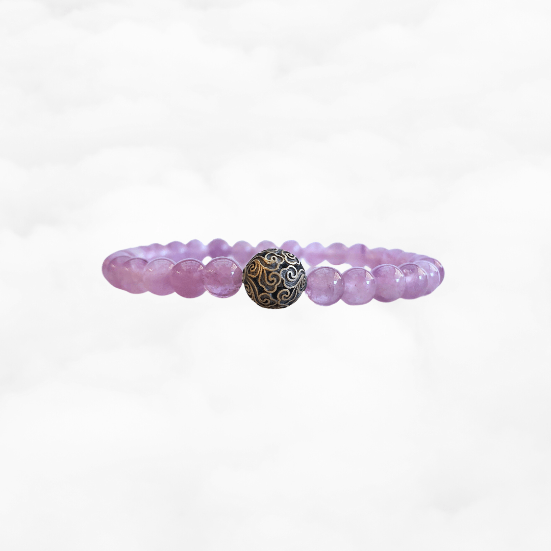 Auspicious Beaded Amethyst Bracelet - Yun Boutique