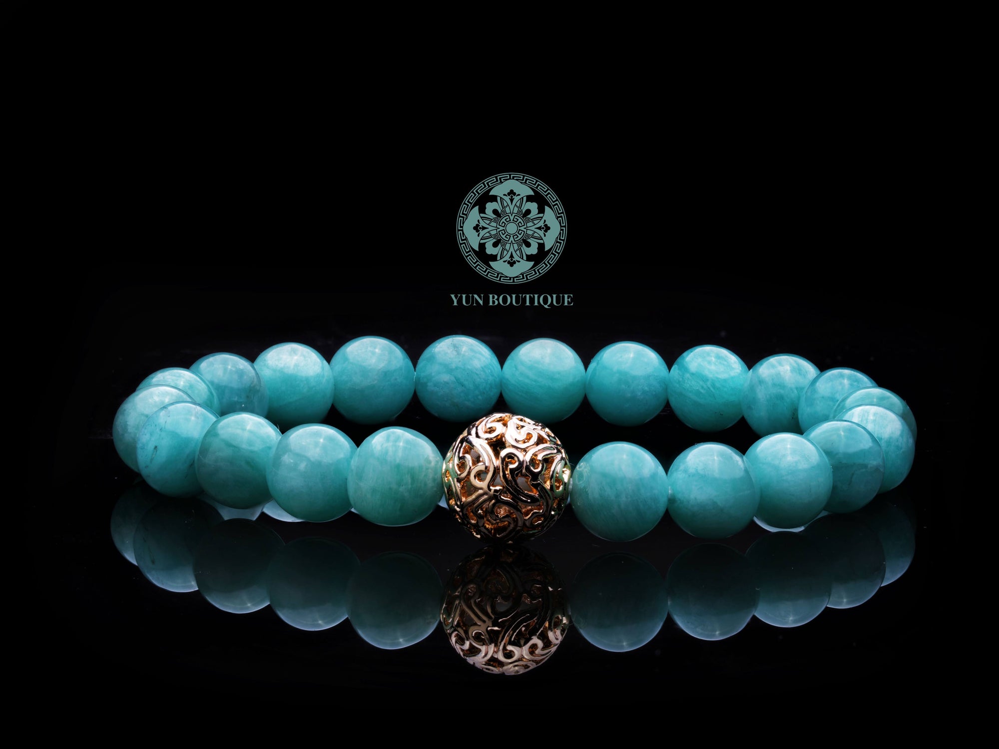 Amazonite Auspicious Clouds Bracelet - Yun Boutique