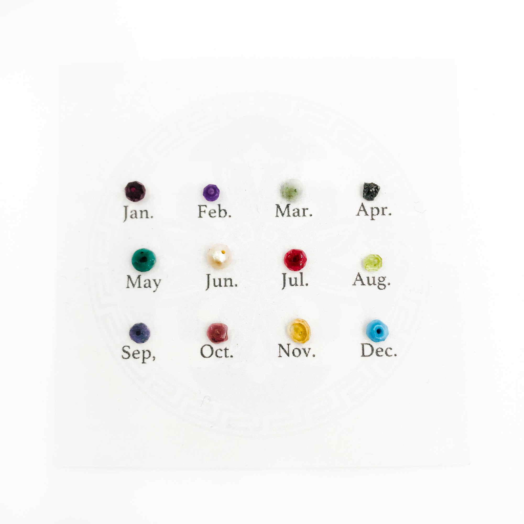 Auspicious Origin Birthstone Charm Necklace (Mini) - Yun Boutique