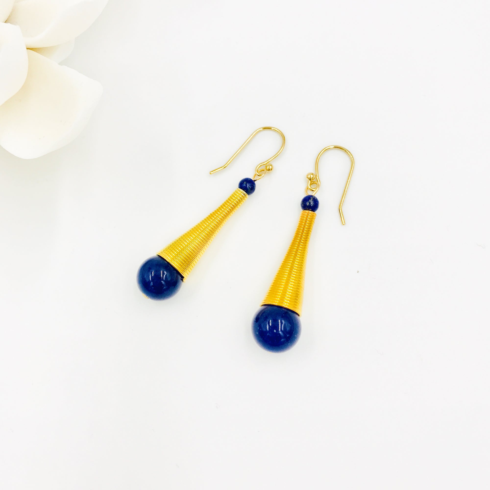 Elevation Blue Jade Earrings - Yun Boutique