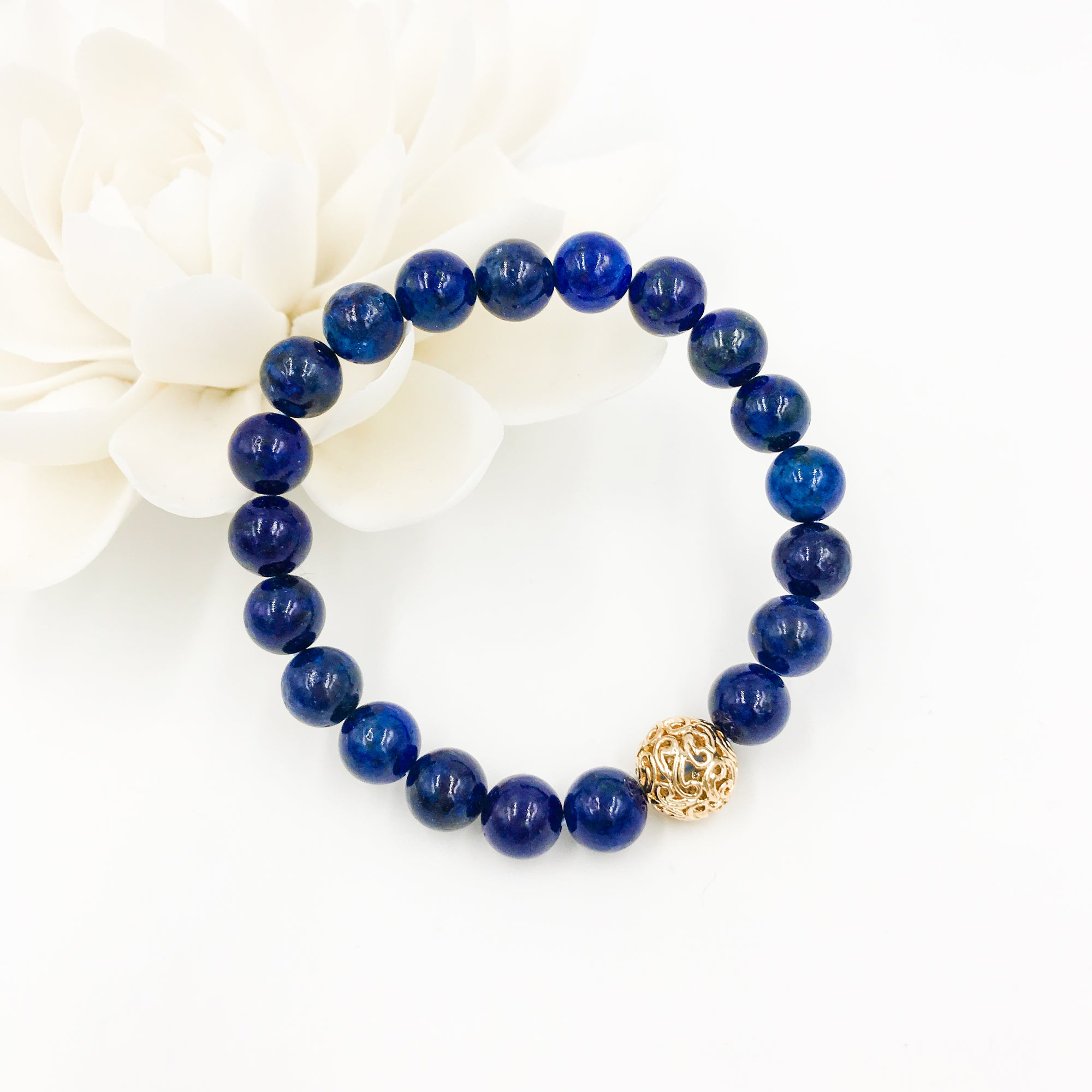 Lapis Auspicious Clouds Bracelet - Yun Boutique