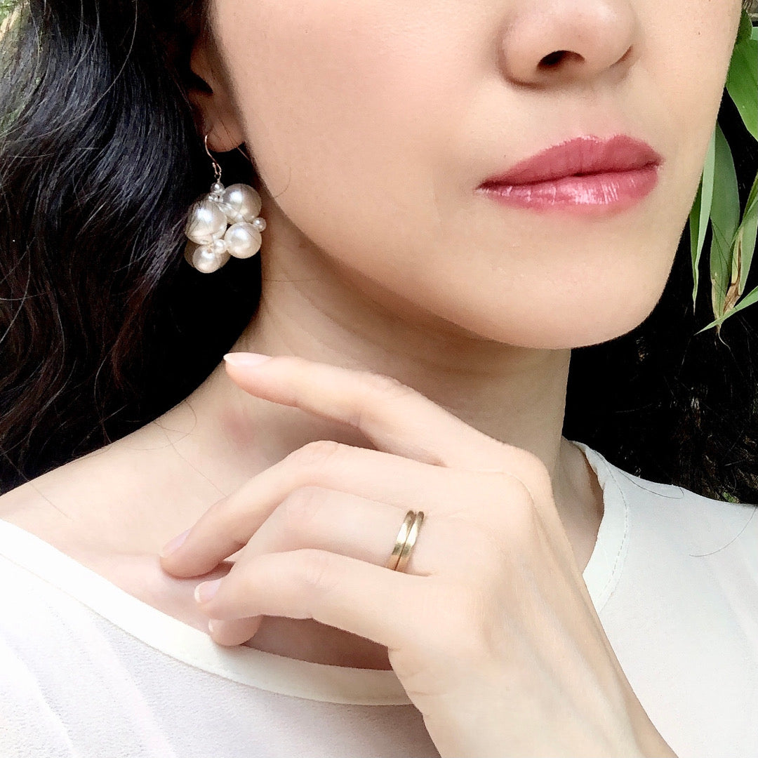 Pearl Cluster Earrings - Yun Boutique