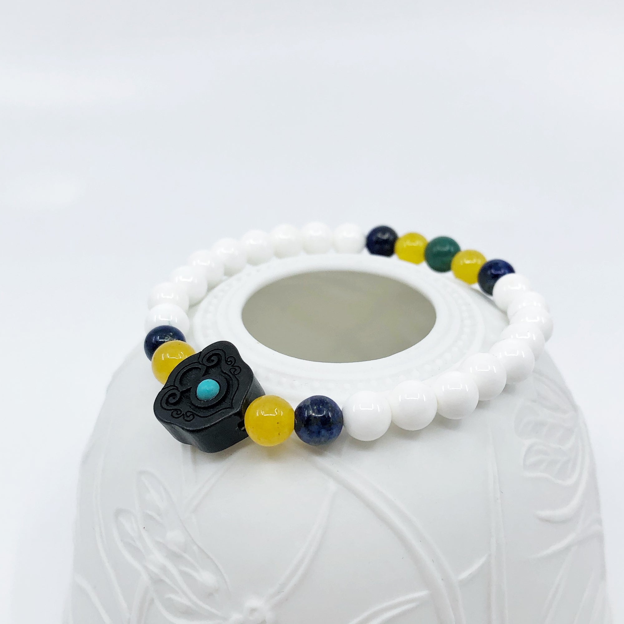 Reunion Beaded Tridacna Bracelet - Yun Boutique