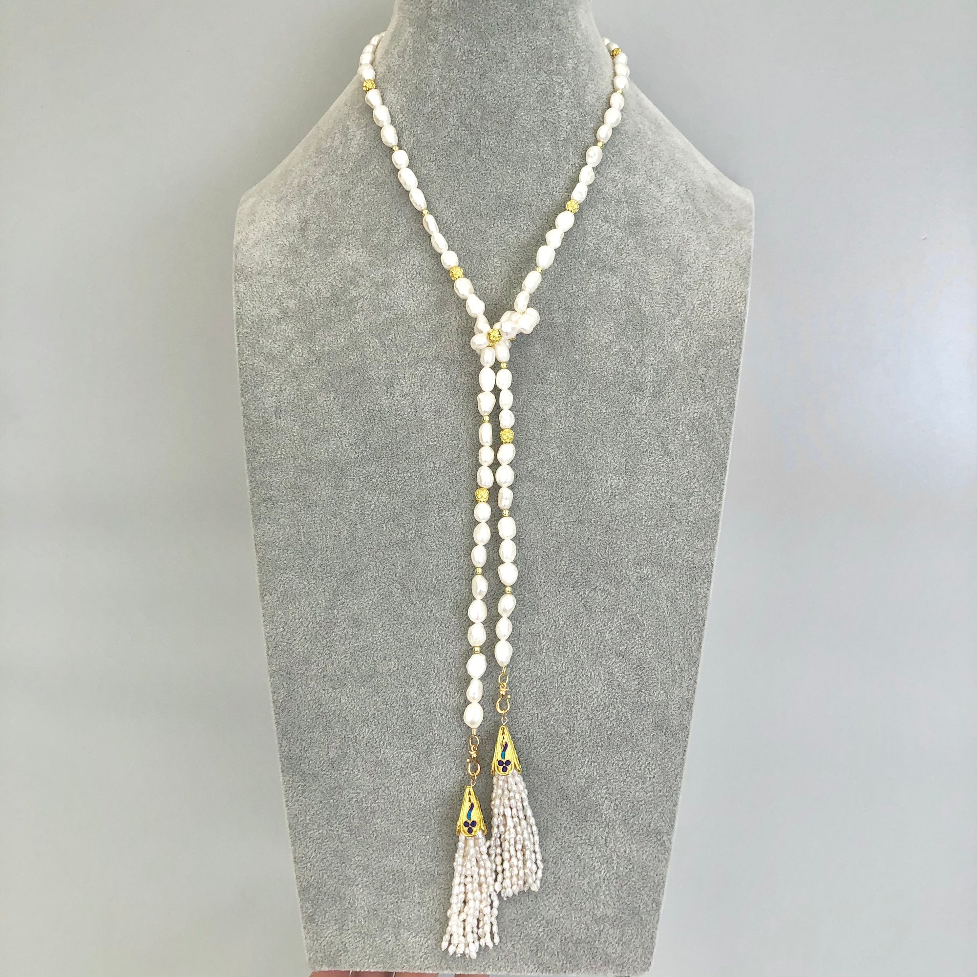 Multi-style Baroque Pearl Lariat Necklace Set - Yun Boutique