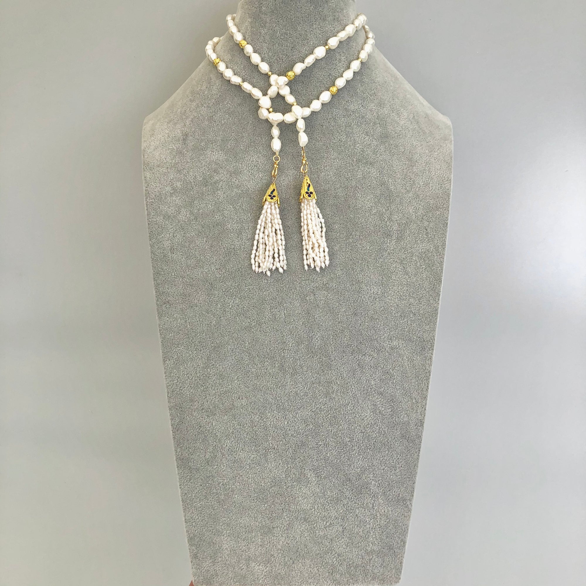 Multi-style Baroque Pearl Lariat Necklace Set - Yun Boutique