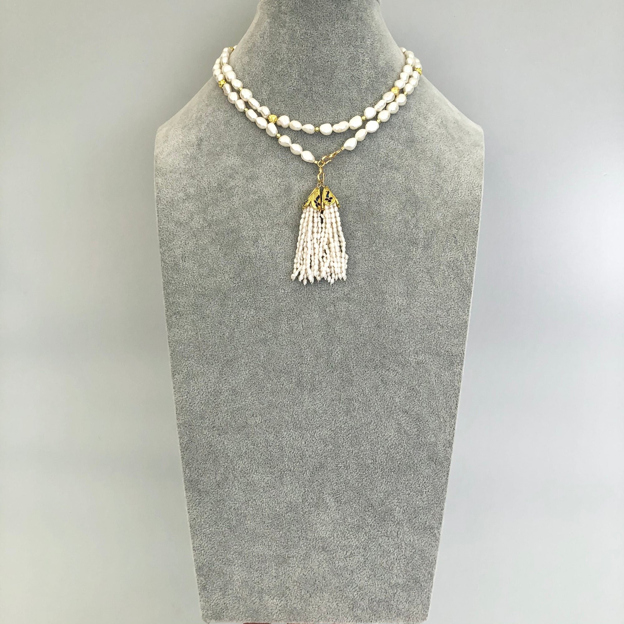 Multi-style Baroque Pearl Lariat Necklace Set - Yun Boutique