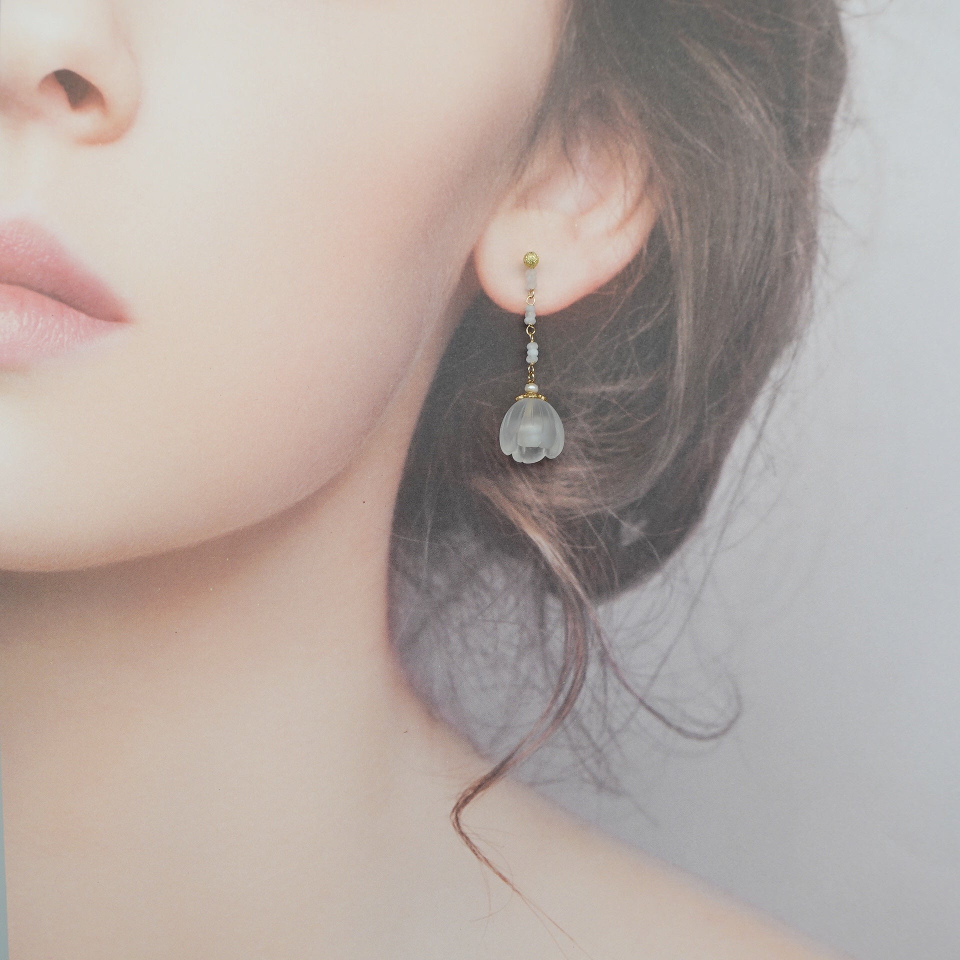 Udumbara Flower Earrings - Yun Boutique