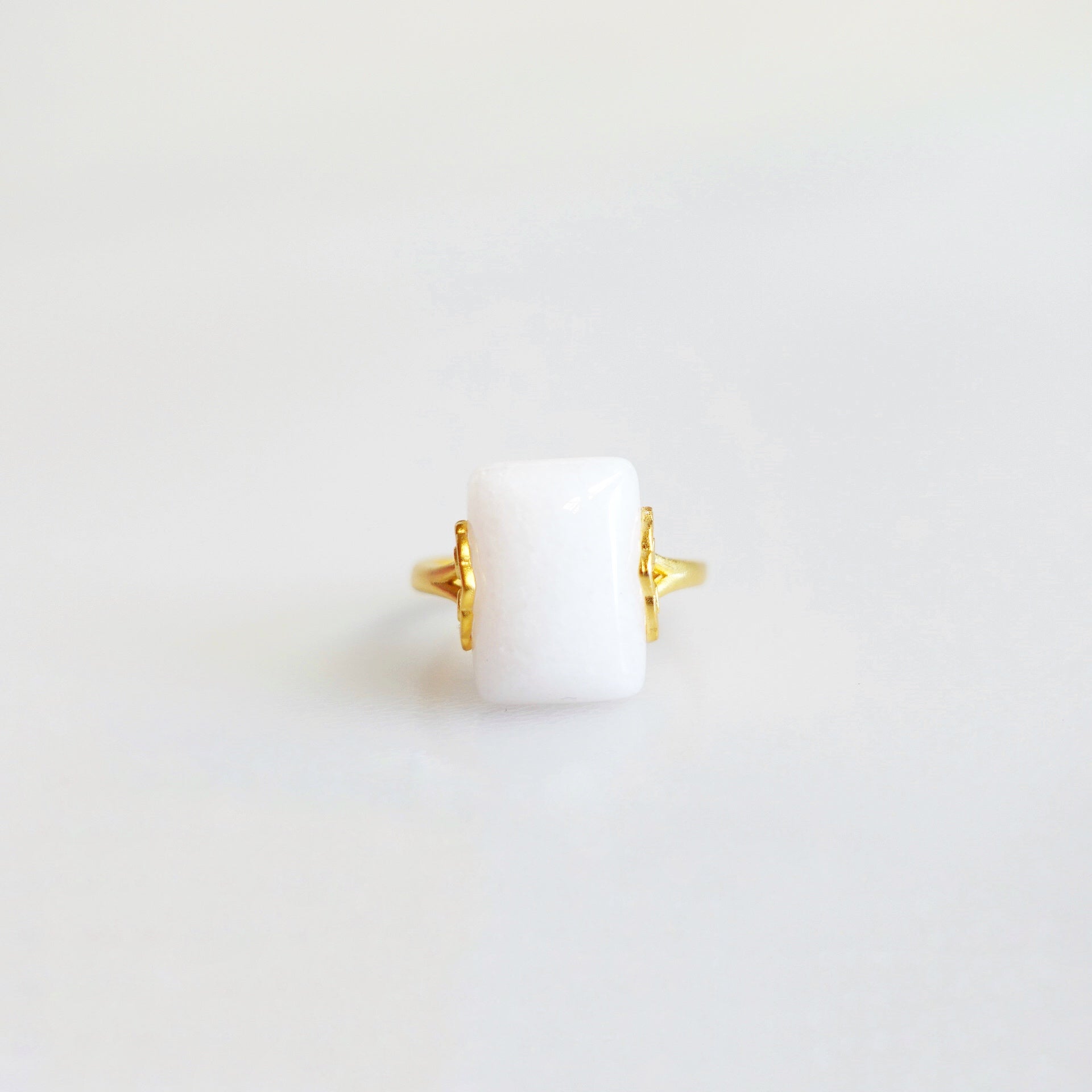 Handmade Ring, Gemstone ring, Crystal Ring, Gold Ring, Jade Ring, Quartz Ring, Rectangle Ring, Cocktail Ring, Gem Rings, Gemstone rings for women, Boutique Ring, Asian Ring, Women's gold rings, Sterling Silver Ring, Yun Boutique Ring