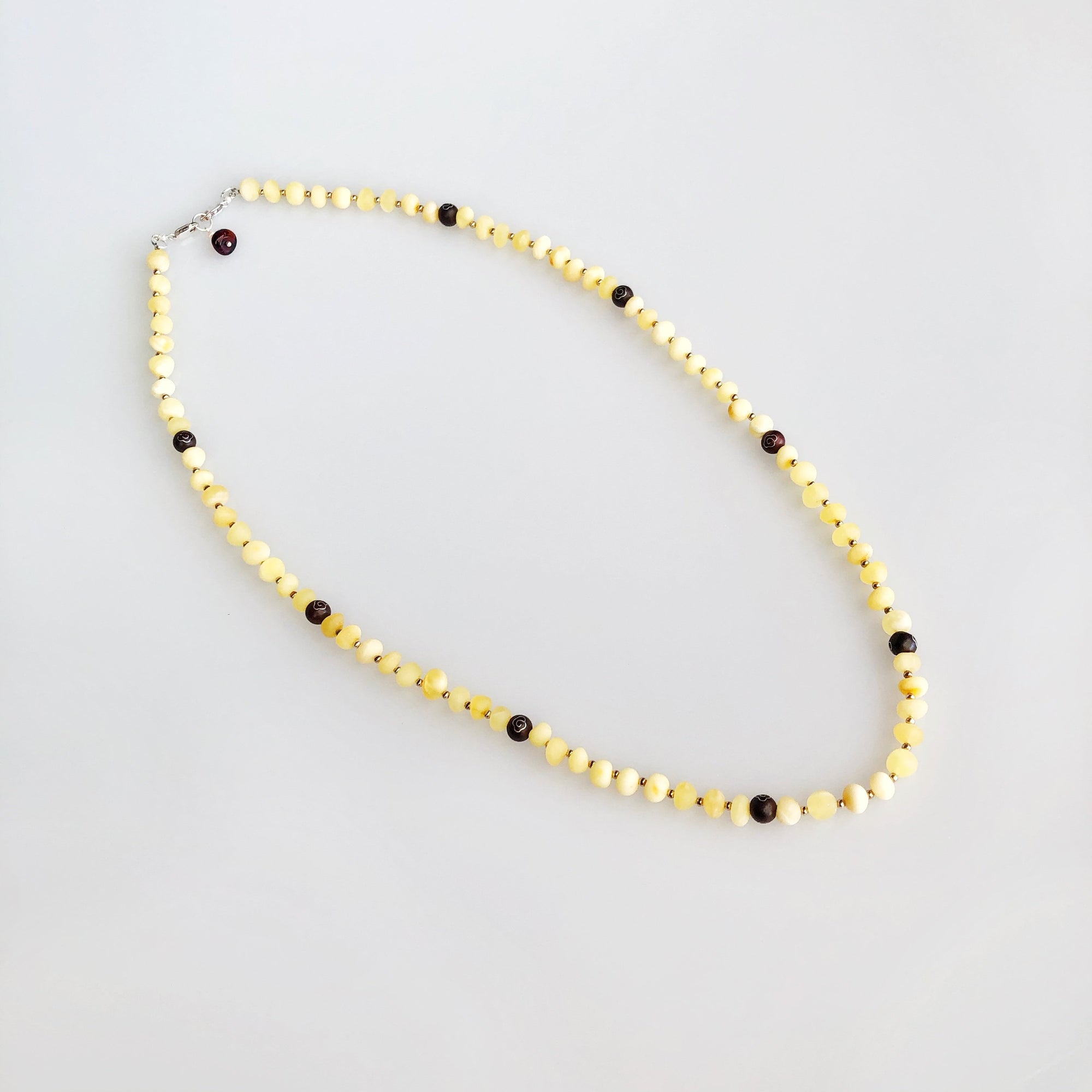 Yun Boutique Return to Origin Beaded Amber Necklace