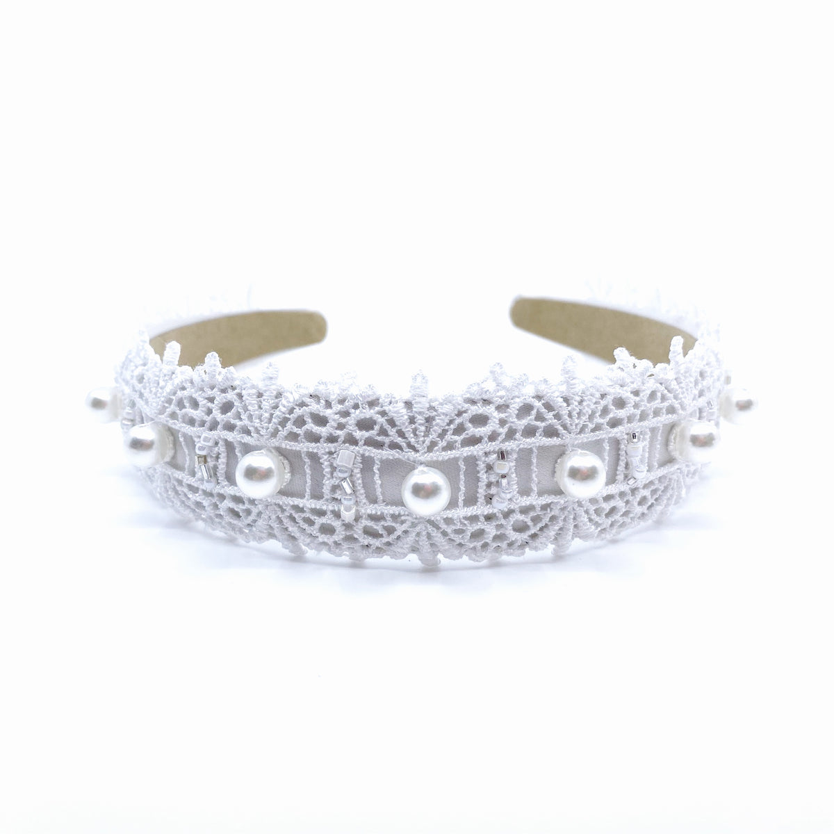 Pearl Crown Bridal Headband - Yun Boutique