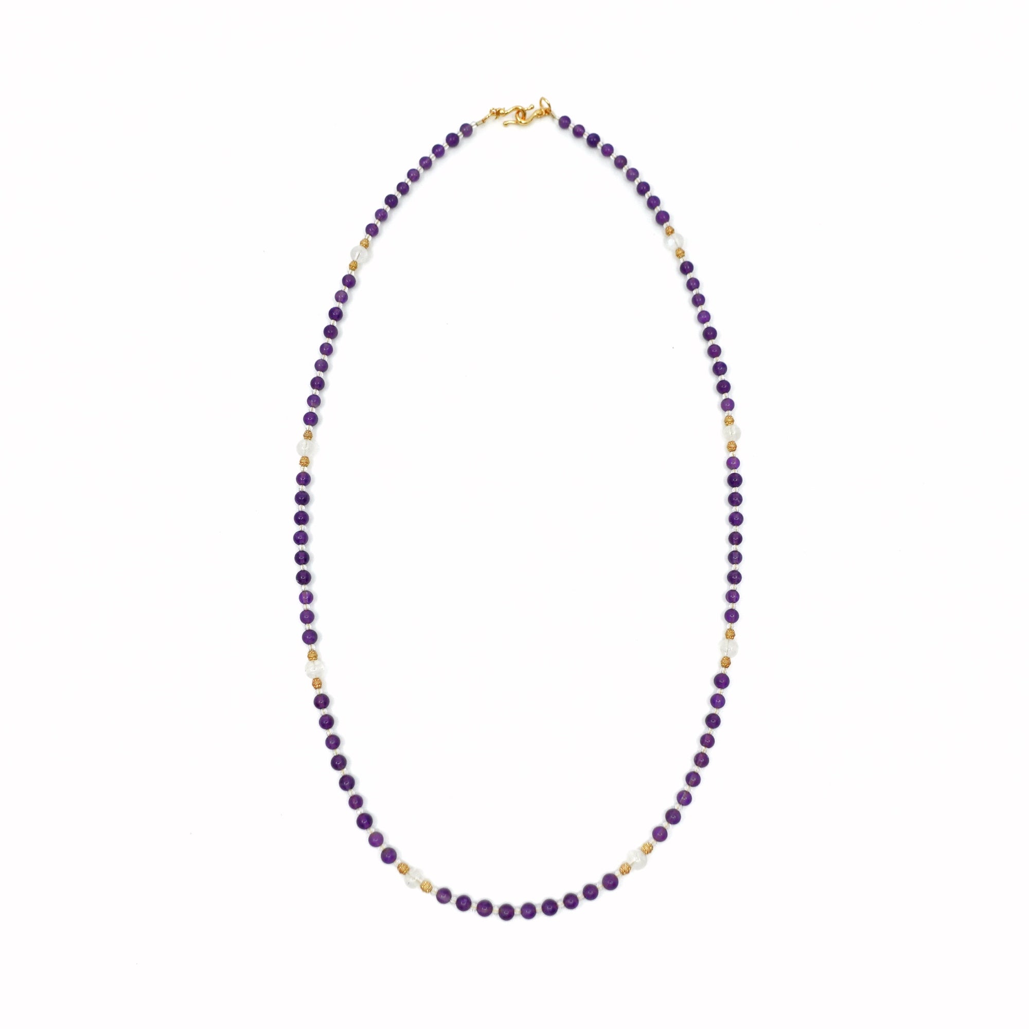 Return to Origin 4mm Amethyst Necklace Set - Yun Boutique