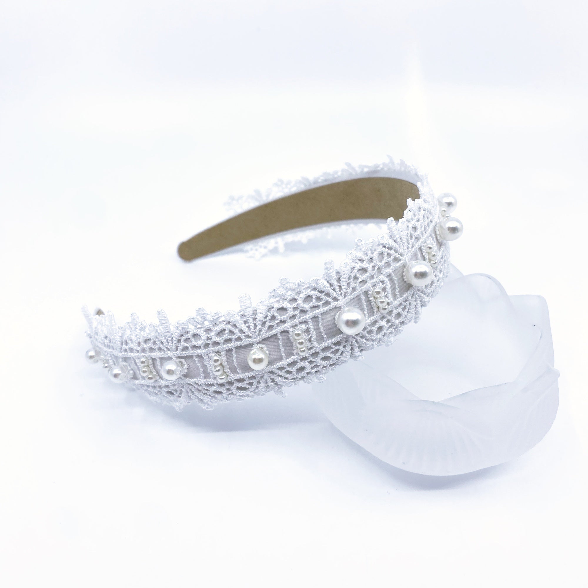 Pearl Crown Bridal Headband - Yun Boutique