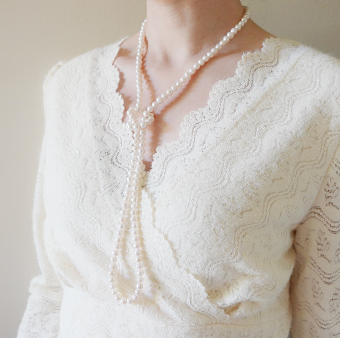 Multi-style 36 Inch Opera Pearl Necklace - Yun Boutique