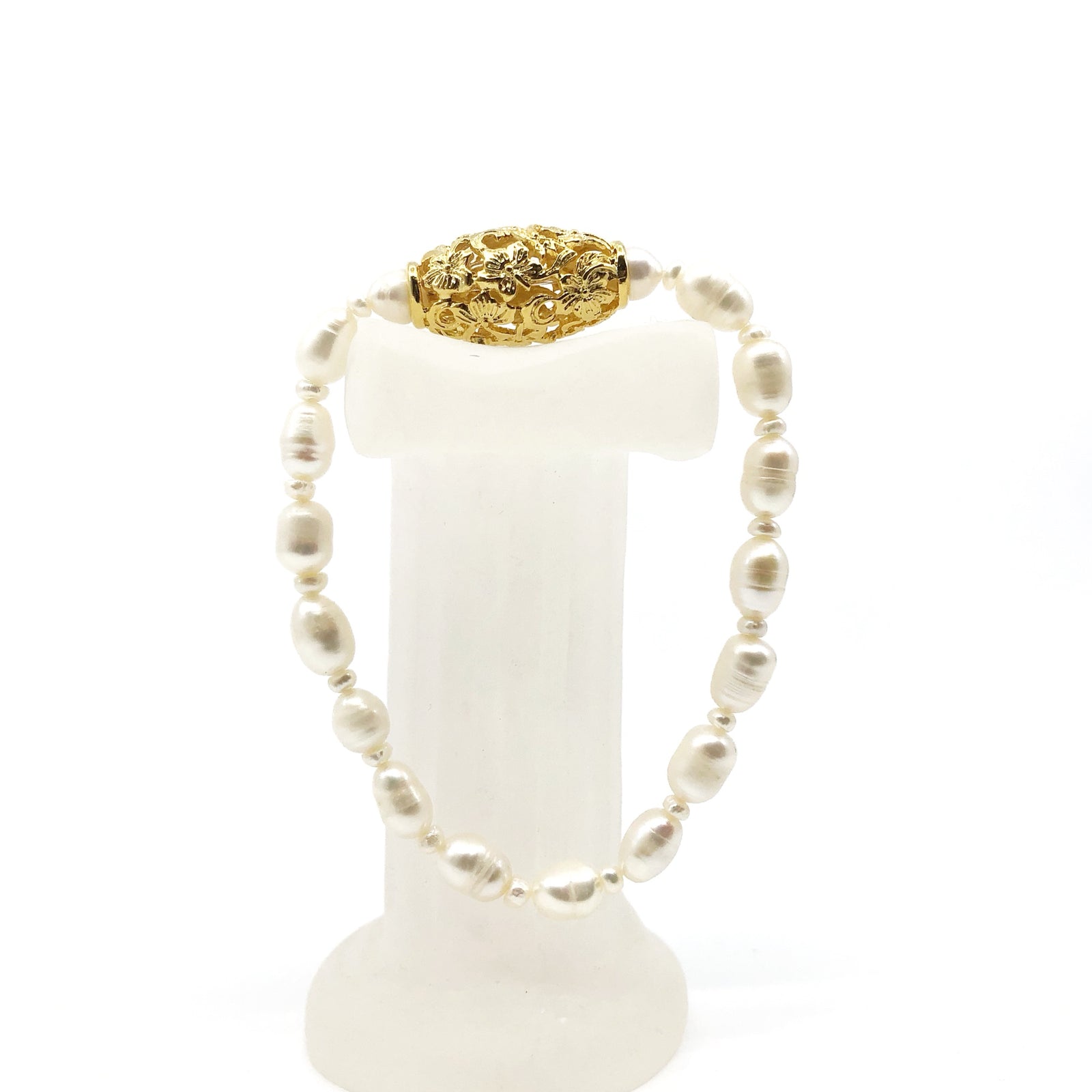 Elegant Chinese Court Lady Inspired Pearl Bracelet - Yun Boutique