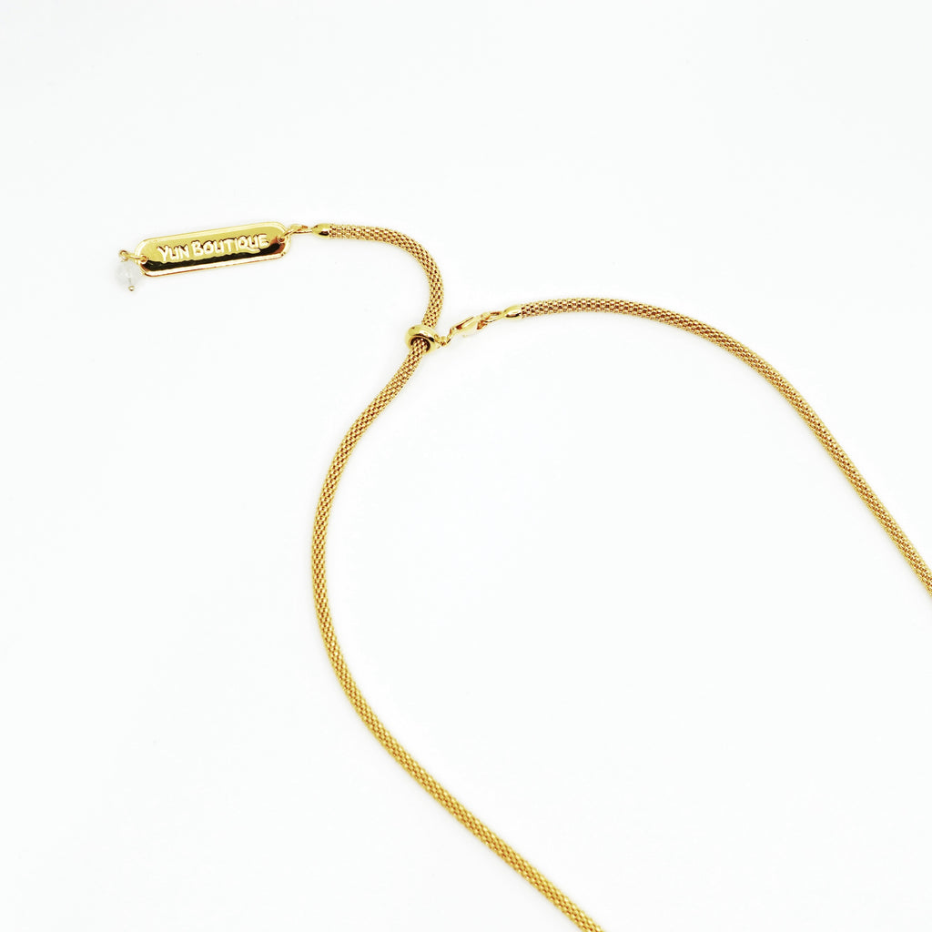 Auspicious Flower Filigree Pendant Necklace in Gold Vermeil