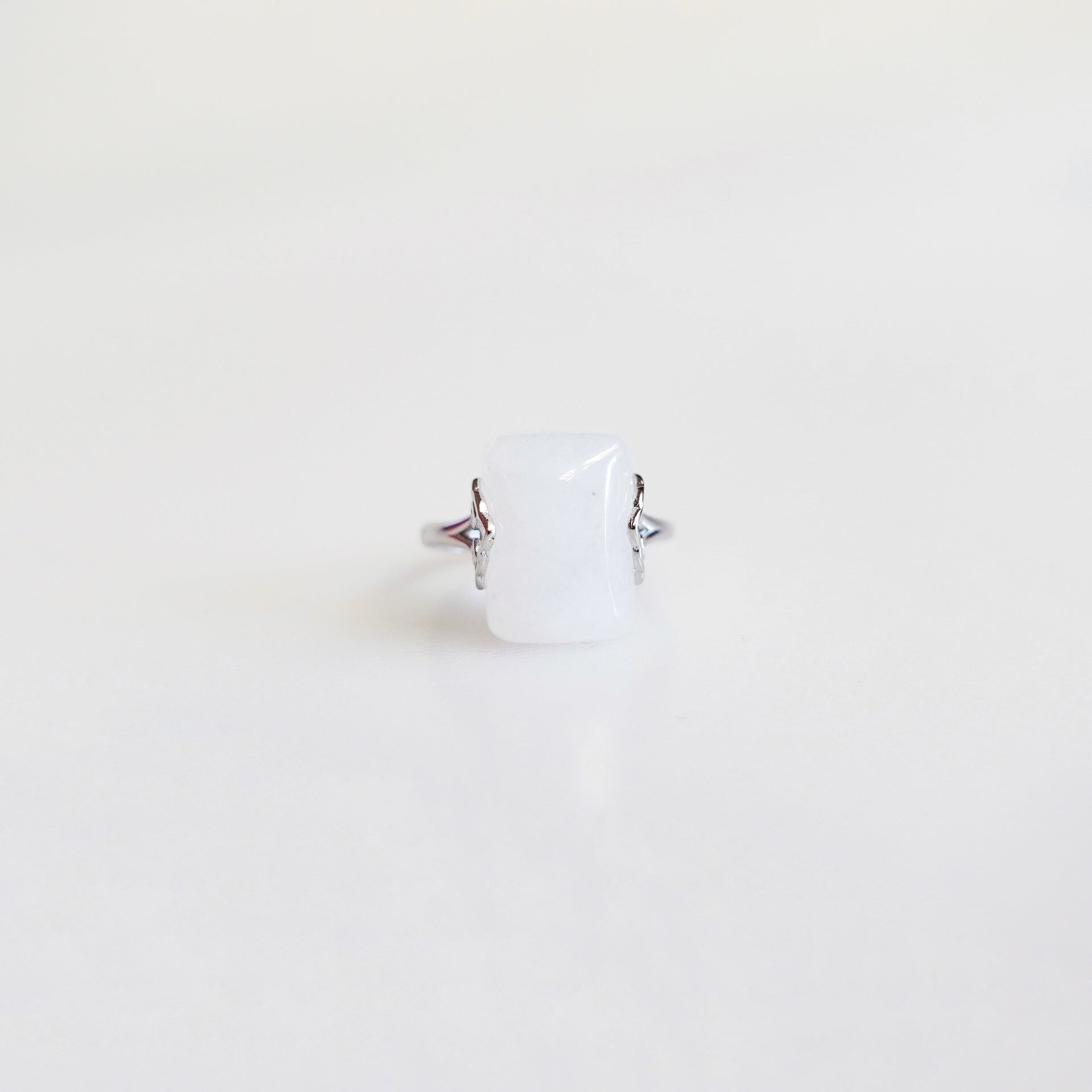 Crystal ring, cocktail ring, sterling silver ring, vintage ring, silver rings for women, rectangle ring, agate ring, handmade ring, real silver rings, 925 ring, boutique ring, Asian ring