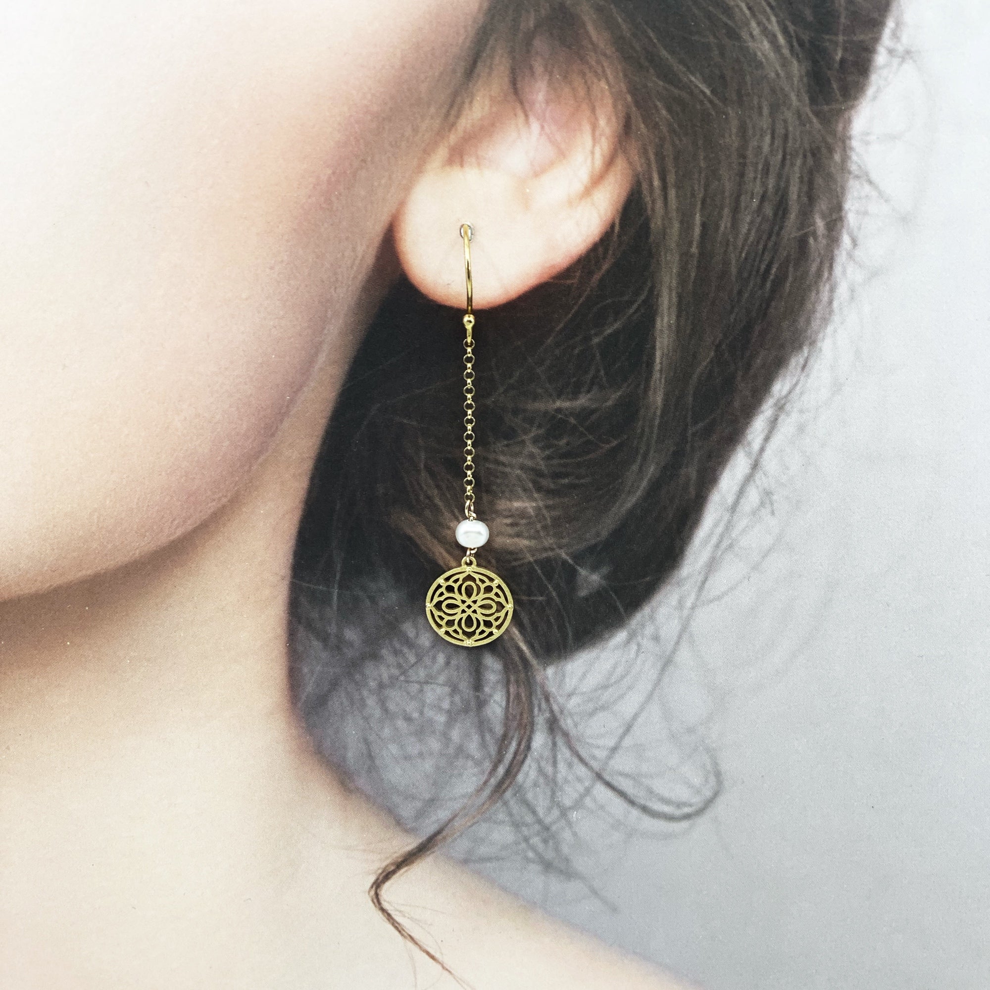 Auspicious Origin Birthstone Earrings (Small) - Yun Boutique