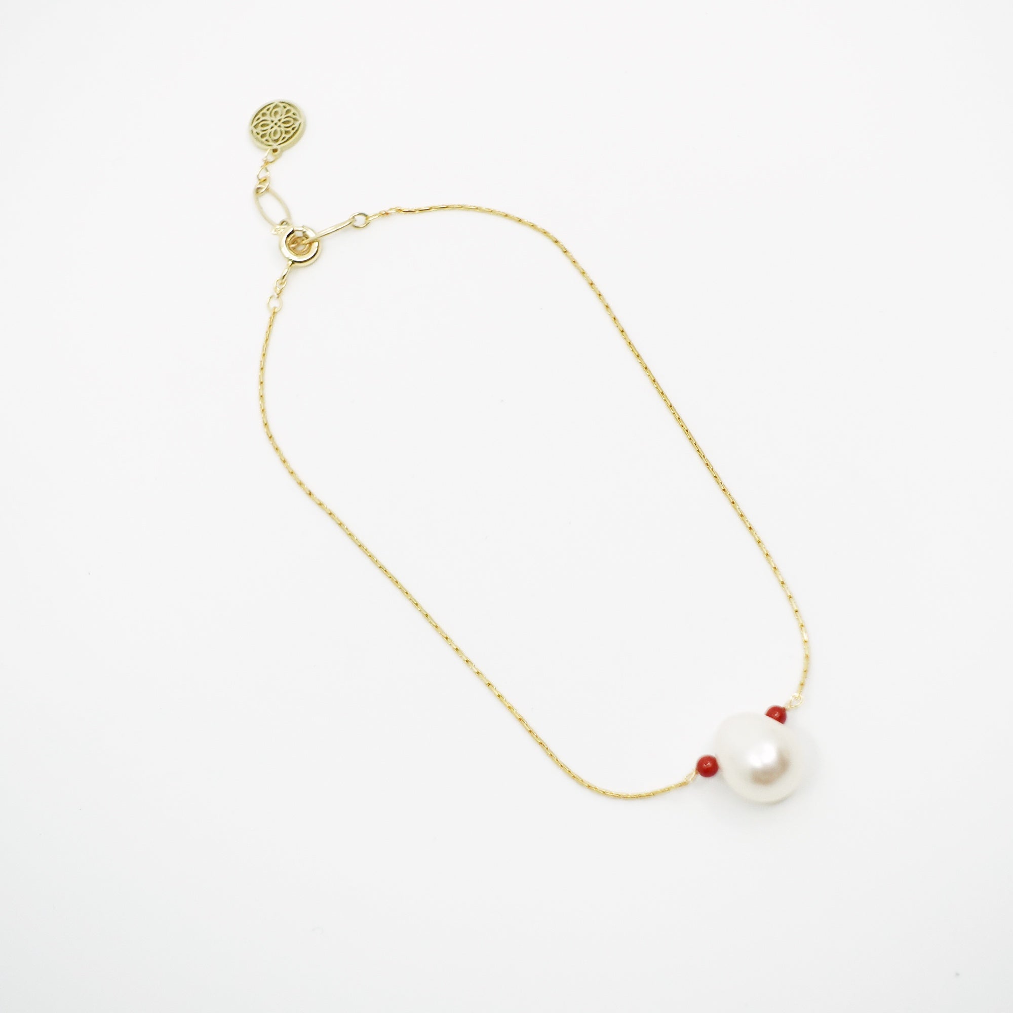 Gold Filled Fresh Water Pearl Anklet - Yun Boutique