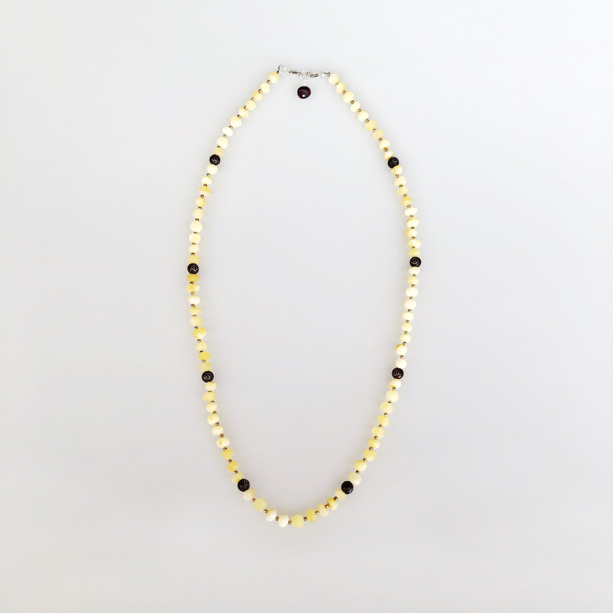 Yun Boutique Return to Origin Beaded Amber Necklace