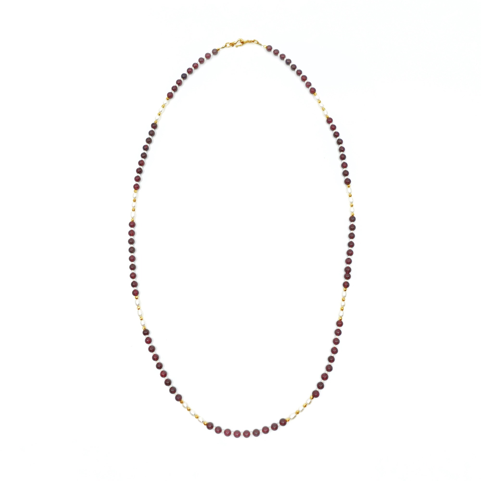 Return to Origin 4mm Garnet Necklace Set - Yun Boutique