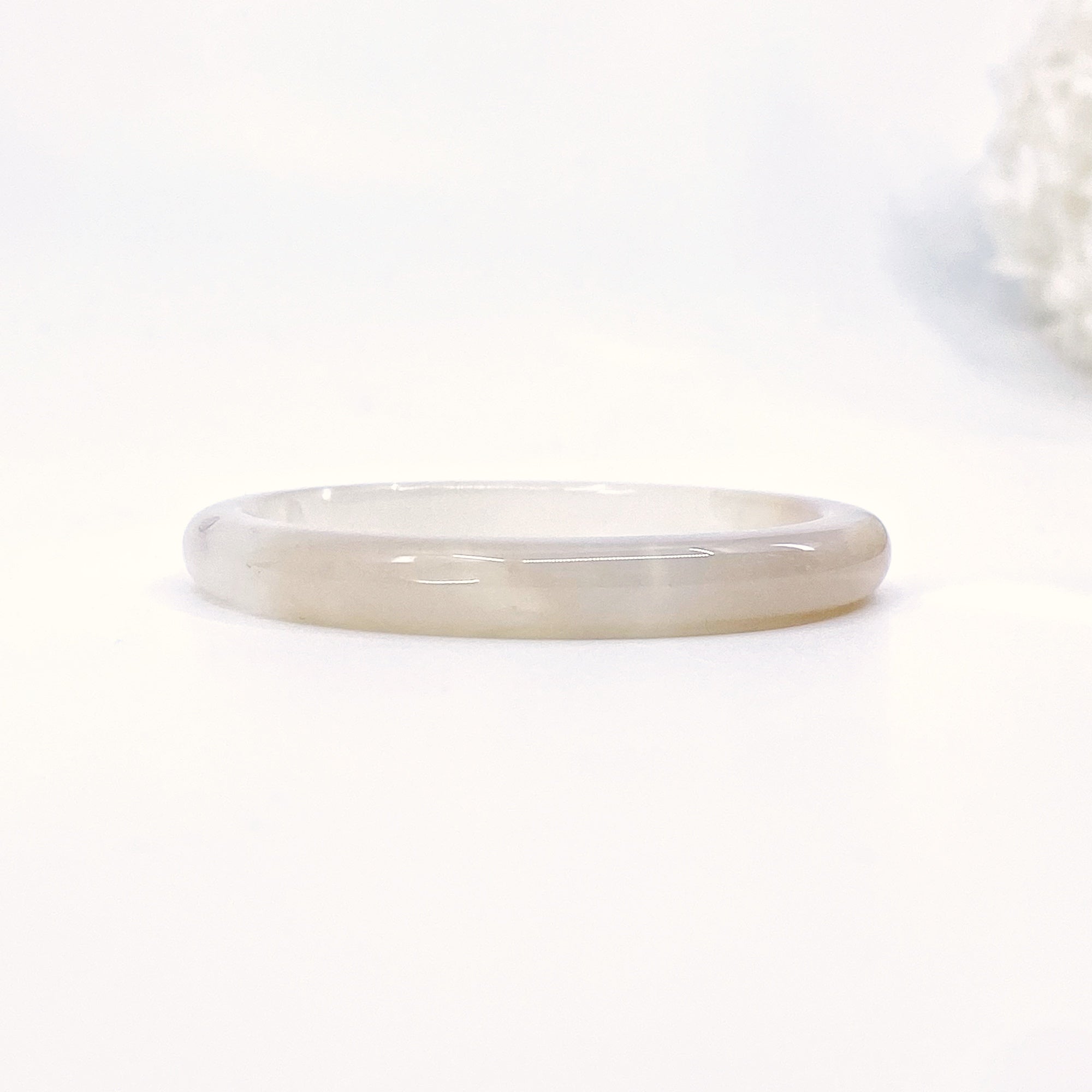 Yun Boutique Sakura Agate Stone Bangle