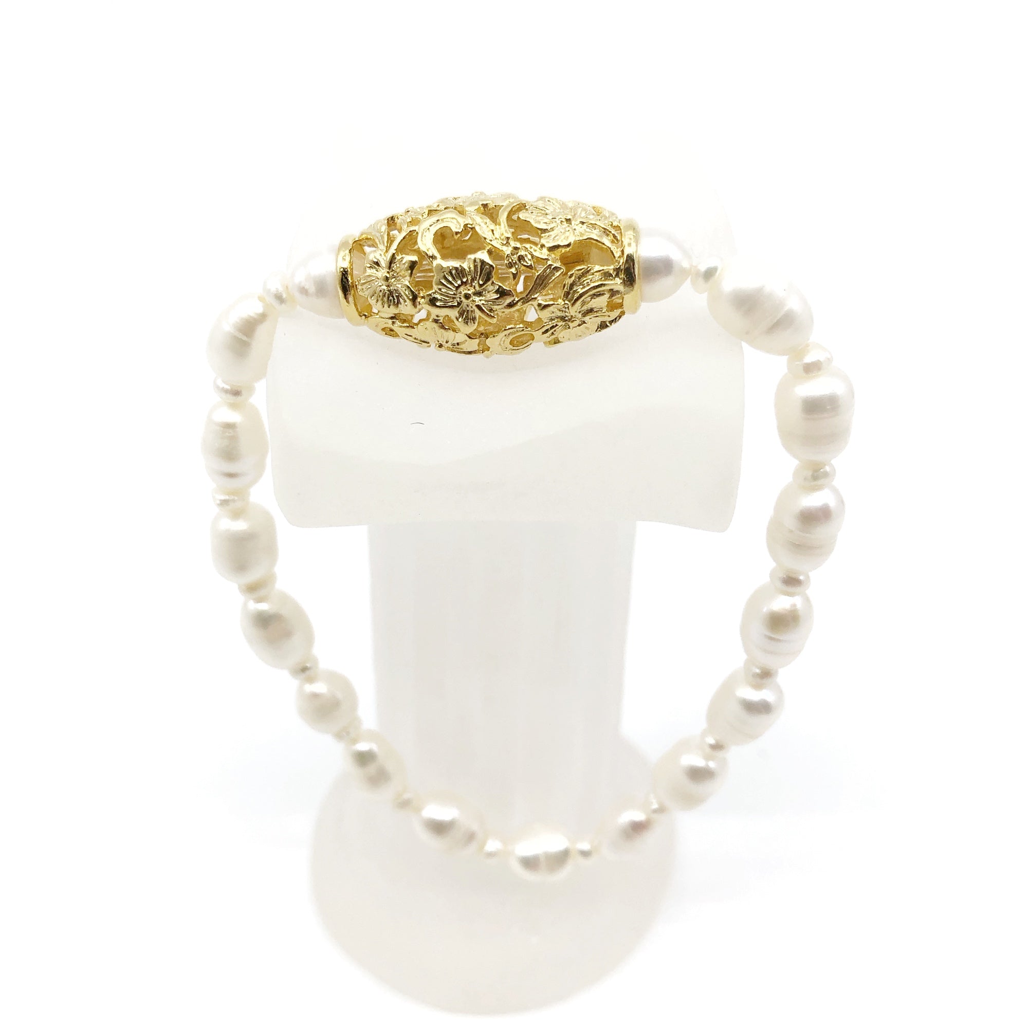 Elegant Chinese Court Lady Inspired Pearl Bracelet - Yun Boutique