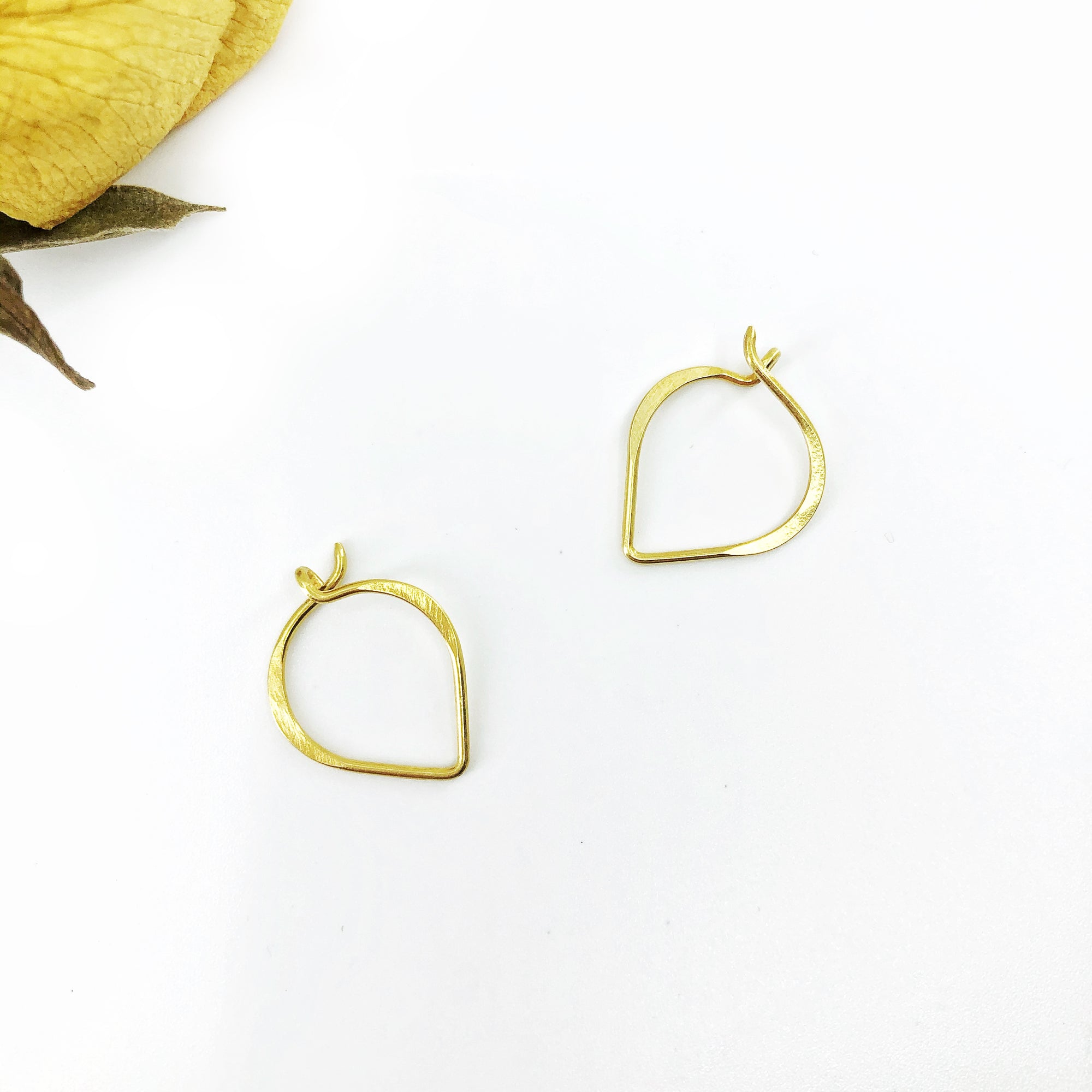 Auspicious Origin Lotus Hook Earrings